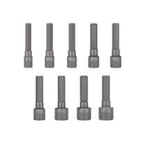 Kit Soquetes Troya Tools 9 em 1 Jogo Com 9 Peças De 5mm a 13mm Para Parafusadeira e Manutenção