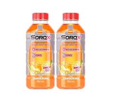 Kit Sorox Sabor Tangerina Com 2 Unidades De 550ml Cada