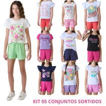 Kit Sortido 10 Peças de Roupas Juvenil Meninas Verão Tamanho:14Cor:Sortido