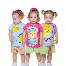 Kit Sortido 14 Peças de Roupas bebê Menina Conjunto Verão Roupas Infantil bebê dias quentes