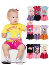Kit Sortido 14 Peças de Roupas Infantil Menina Conjunto Verão Roupas Infantil Menina dias quentes Kit Sortido 14 Peças de Roupas Infantil Menina Conjunto Verão Roupas Infantil Menina dias quentes