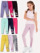 Kit Sortido de 4 Calças Leggings de Cotton bebê Meninas Roupa Infantil Menina bebê conforto Kit Sortido de 4 Calças Leggings de Cotton bebê Meninas Roupa Infantil Menina bebê conforto