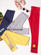 Kit Sortido de 4 Calças Leggings de Cotton bebê Meninas Roupa Infantil Menina bebê conforto Kit Sortido de 4 Calças Leggings de Cotton bebê Meninas Roupa Infantil Menina bebê conforto