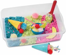 Kit Sorveteria de Brinquedo Caixa Sensorial Ice Cream