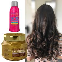 Kit Sos + Banho De Verniz Máscara Hidratante Forever Liss