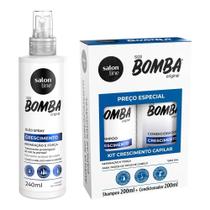 Kit SOS Bomba Crescimento com Shampoo e Condicionador 200ml + Óleo em Spray 240ml