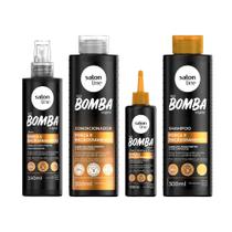 Kit SOS Bomba Força e Engrossamento com Shampoo, Condicionador, Spray e Tônico