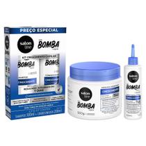 Kit SOS Bomba Original Shampoo, Condicionador, Máscara 500g e Tônico 100ml Salon Line Kit SOS Bomba Original Shampoo, Condicionador, Máscara 500g e Tônico 100ml Salon Line