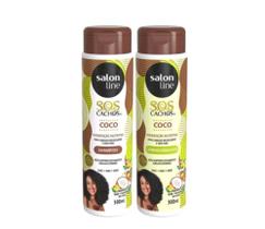 Kit Sos Cachos Coco Shampoo + Condicionador Salon Line 300ml