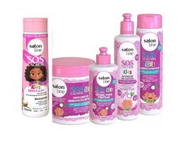 Kit Sos Cachos Kids - Salon Line - 5 Produtos