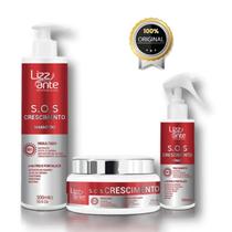 Kit SOS Crescimento Acelerado Antiqueda Combate Calvicie Falha