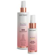 Kit SOS e Serum Reparador Aneethun Linha Blend System