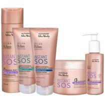 Kit SOS Instant Restauração Completo 5 Itens Alta Moda