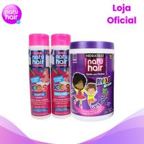 Kit SOS Kids com Creme para pentear Uva Natuhair 1 kg Kit SOS Kids com Creme para pentear Uva Natuhair 1 kg