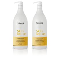 Kit Sos Loiras Hobety Shampoo 1L+Máscara 1L Kit Sos Loiras Hobety Shampoo 1L+Máscara 1L