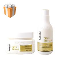 Kit Sos Loiras Hobety Shampoo 300ml+Máscara 300g