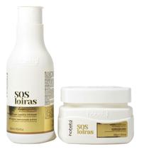 Kit Sos Loiras Hobety Shampoo 300Ml+Máscara 300G