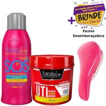 Kit Sos + Uti Reconstrução Capilar Profunda Forever Liss