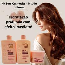 Kit Soul Cosméticos Mix de Silicone 3 Itens Capilar Kit Soul Cosméticos Mix de Silicone 3 Itens Capilar