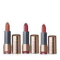 Kit SOUL Kiss Me Batons: Malva da Moda 3,7g + Avelã 3,7g + Nude Estilo 3,7g
