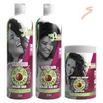 Kit Soul Power Abacate Proteinado Shampoo+ Acidificante+ Creme 800g