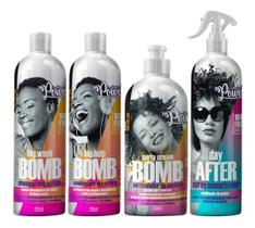 Kit Soul Power Bomb Sh + Cond + Cr. Pentear + Day After