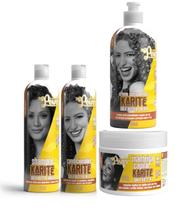 Kit Soul Power Karité Shea Butter 4 Produtos
