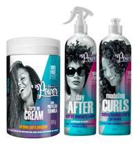 Kit Soul Power - On Cream 800g + Modeling Curls + Day After