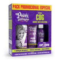 Kit Soul Power Texturizações Curl Clump Creme Óleo Gelatina