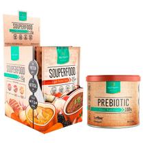 Kit Souperfood Nutrify Sopa Proteica 10 Sachês de 35g e Prebiotic Nutrify Fibras Prebióticas Neutro 210g Kit Souperfood Nutrify Sopa Proteica 10 Sachês de 35g e Prebiotic Nutrify Fibras Prebióticas Neutro 210g