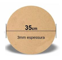 Kit Souplast 6 C/PT COPO Lugares Supla Suplat Mdf Liso 35 Cm Mesa Posta Natal