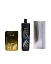 Kit souple liss 1 pó branco + 1 ox 30 + 1 papel texturizado grande Kit souple liss 1 pó branco + 1 ox 30 + 1 papel texturizado grande