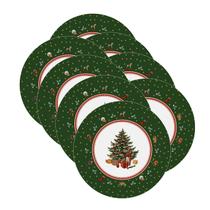 Kit Sousplat Natal Árvore Verde