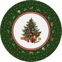 Kit Sousplat Natal Árvore Verde