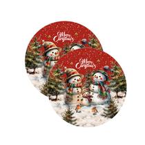 Kit Sousplat Natal Boneco de Neve II