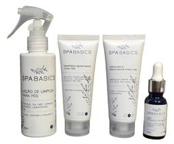 Kit Spa Bacic Cuidado Com Os Pés Óleo Essencial - By Samia