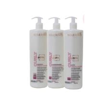 Kit spa curly profissional 1l souple liss cabelos cacheados