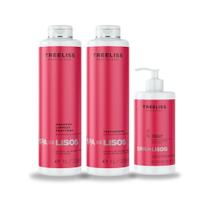 Kit spa dos lisos alisamento 3 passos 2,5kg treeliss