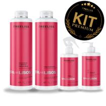 Kit spa dos lisos alisamento 4 passos 2,7kg treeliss