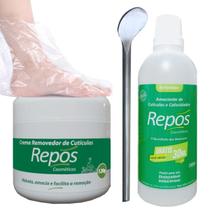 Kit Spa Dos Pés Amaciante Cutículas e Calosidades Repos