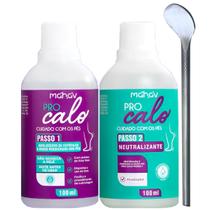 Kit Spá dos Pés Calos e Calosidades Amolecedor Espátula