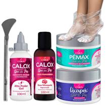 Kit Spa dos Pés e Calosidade Calox Hialurônico e Botinha - Cora