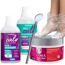 Kit Spa dos Pés e Cutículas Tratamento com Espátula 222 e Botinha