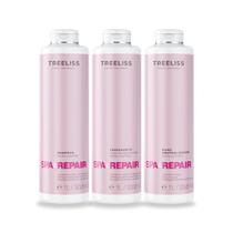 Kit spa e repair tratamento profissional metal treeliss Kit spa e repair tratamento profissional metal treeliss