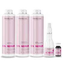 Kit spa e repair tratamento profissional metal treeliss Kit spa e repair tratamento profissional metal treeliss