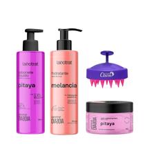 Kit Spa Labotrat Pitaya Melancia Sais Sabonete + Escova