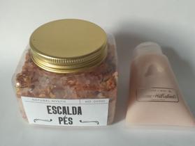 Kit spa para os pés, escalda pés + creme hidratante concentrado - Exclusiva velas aromáticas