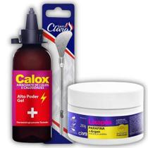 Kit Spa Pés Calox Gel Esf.Lixapéx Parafina Argan Com Bisturi