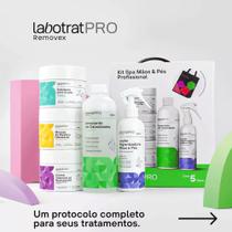 Kit Spa Profissional Labotrat Pro Removex Pés E Mãos 5 Itens