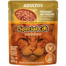 Kit Special Cat Sache Pra Gato Sabor Frango Caixa Com 20 un